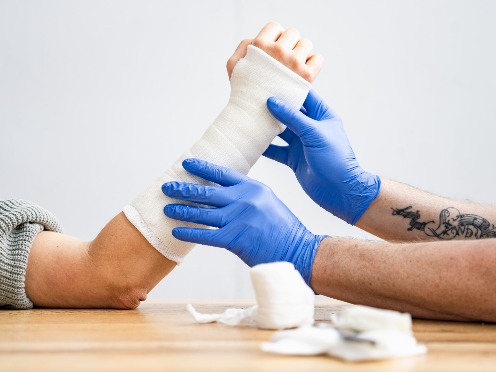 Gips anlegen